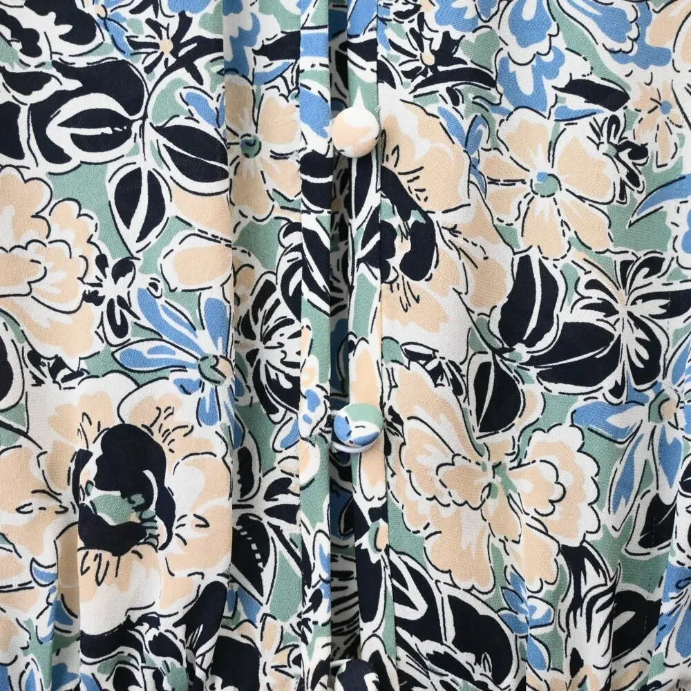 Veronica Beard Riggins Floral Print Dress Size 2 - Picture 11 of 13